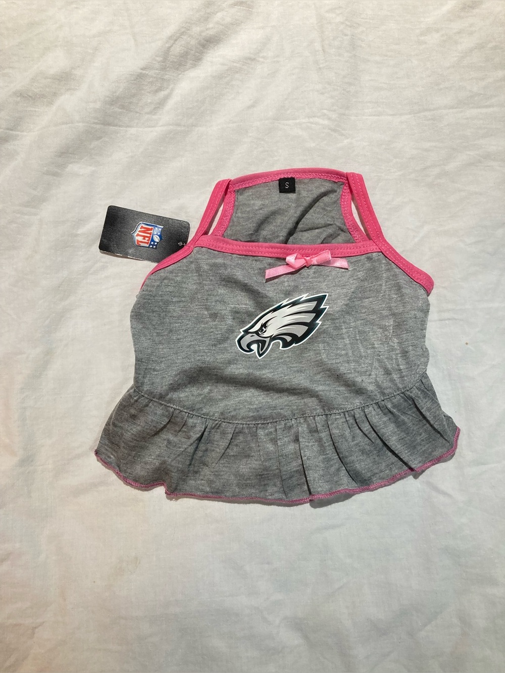 Philadelphia Eagles Dog dress, size small, NWT!